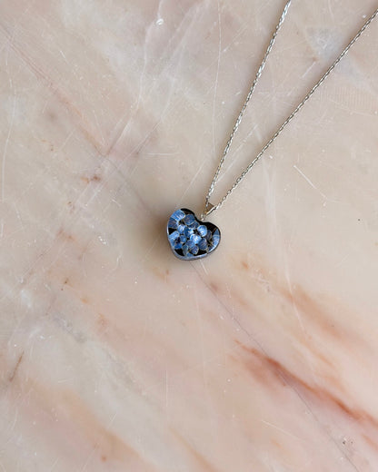 Sora Naturale | Real Pressed Alyssum Heart Necklace