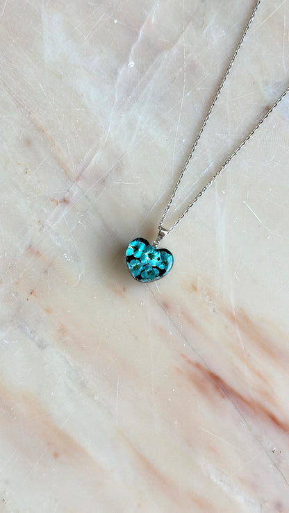 Sora Naturale | Real Pressed Alyssum Heart Necklace