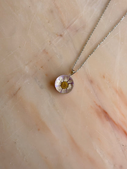 Sora Naturale | Real Pressed Daisy Necklace (One-of-a-Kind)