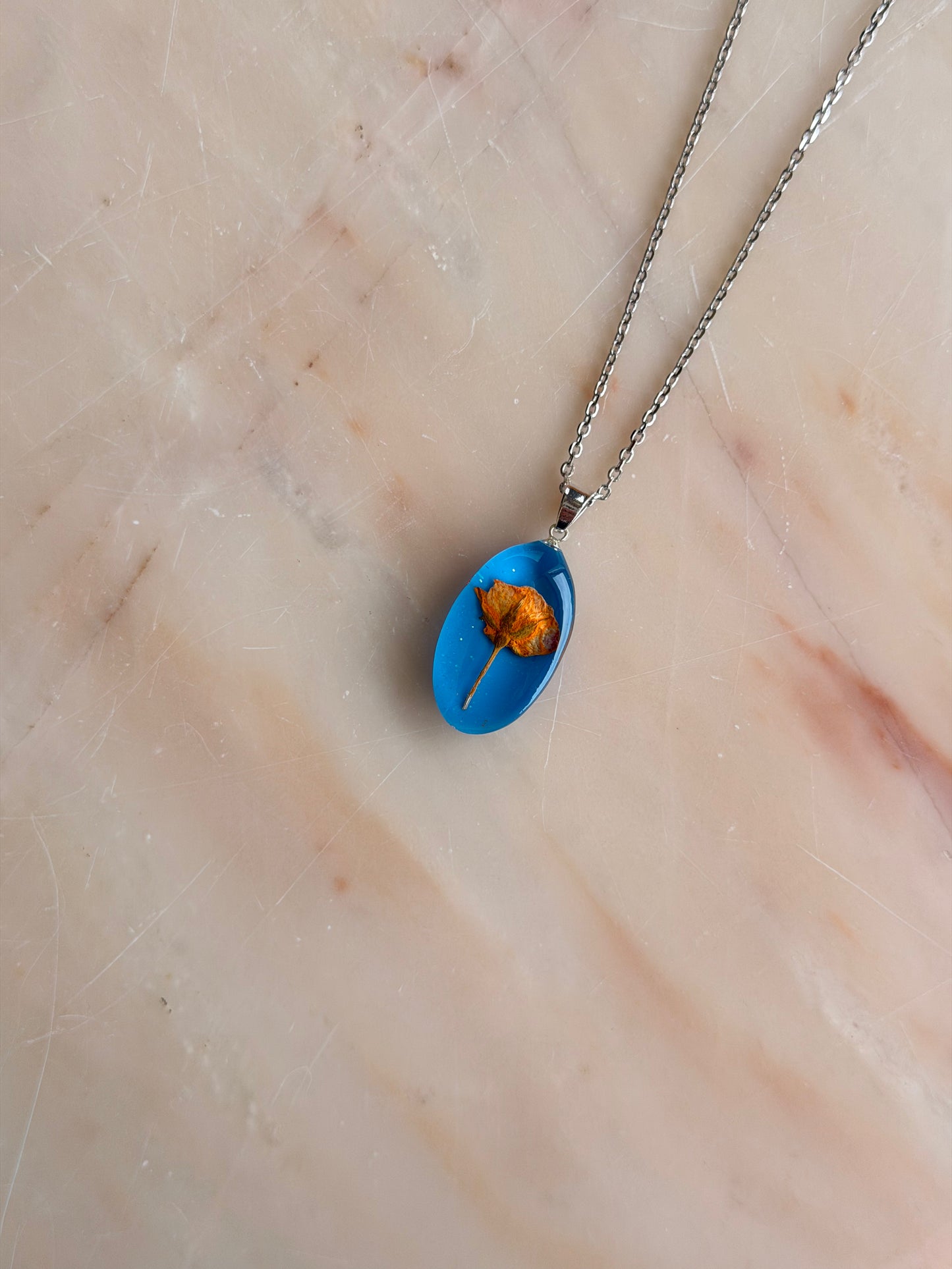 Sora Naturale | Real Pressed Rose Necklace (One-of-a-Kind)