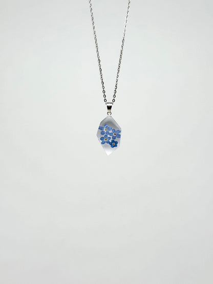 Sora Naturale | Real Pressed Forget-me-not Necklace (One-of-a-Kind)