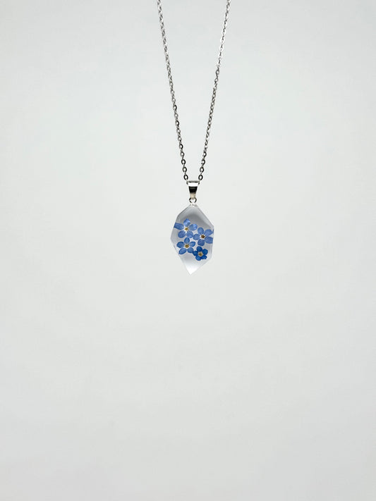 Sora Naturale | Real Pressed Forget-me-not Necklace (One-of-a-Kind)