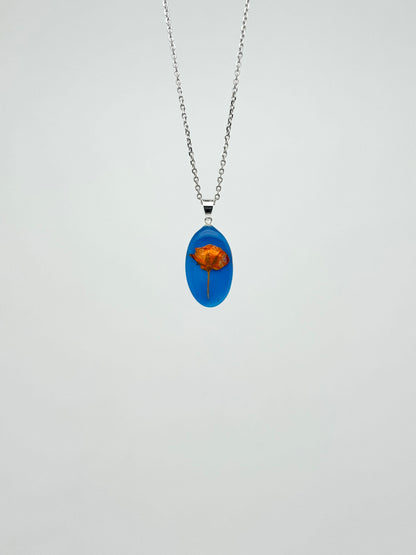 Sora Naturale | Real Pressed Rose Necklace (One-of-a-Kind)