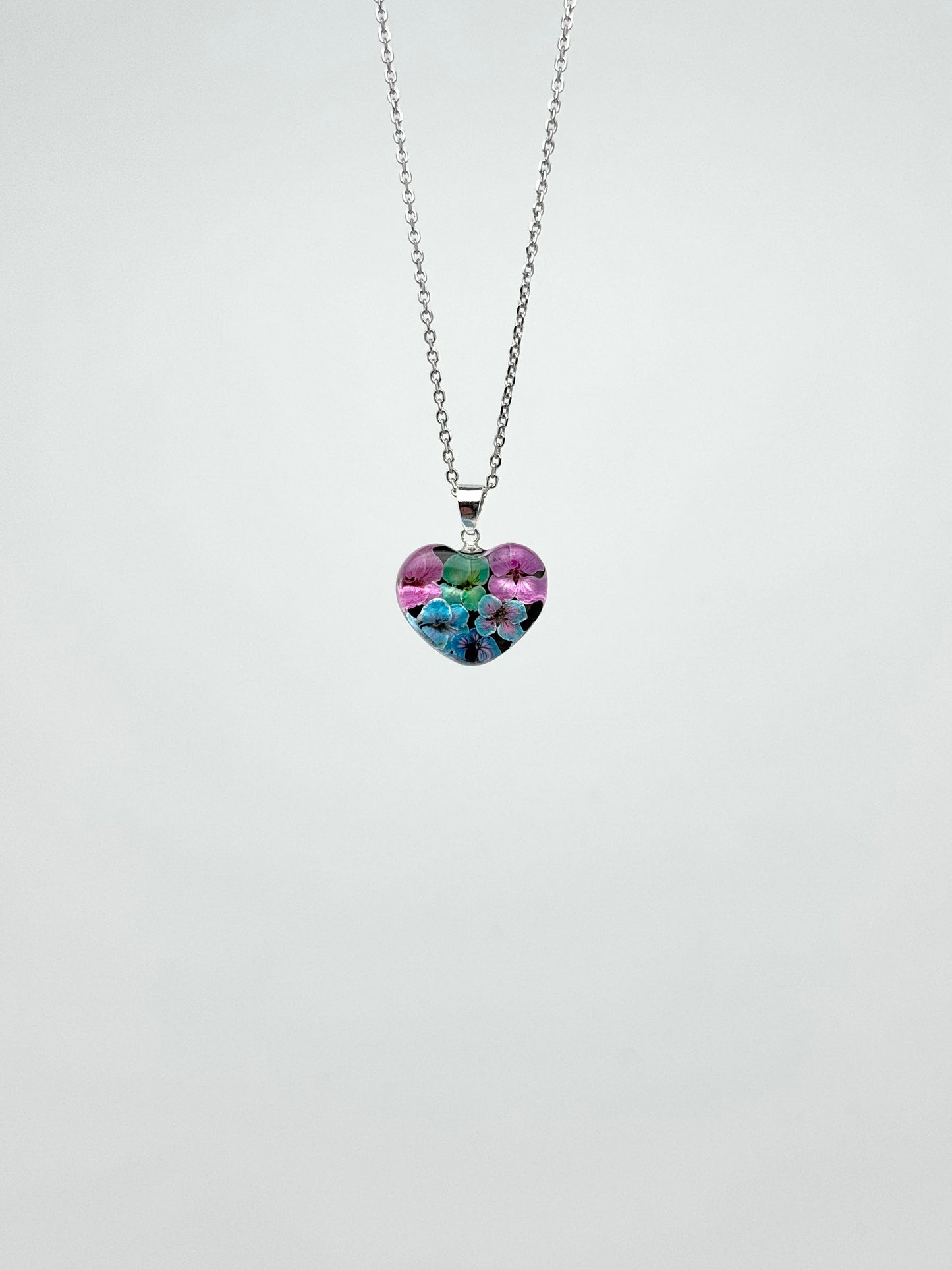 Sora Naturale | Real Pressed Alyssum Heart Necklace