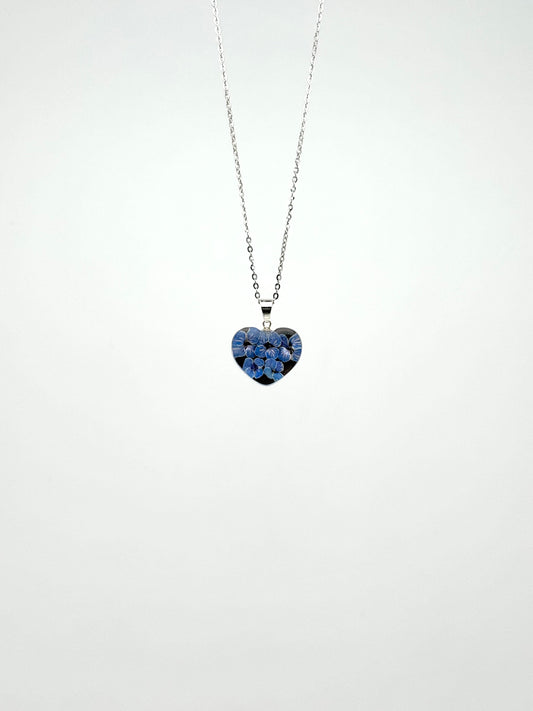 Sora Naturale | Real Pressed Alyssum Heart Necklace