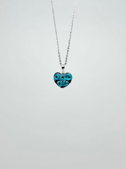 Sora Naturale | Real Pressed Alyssum Heart Necklace