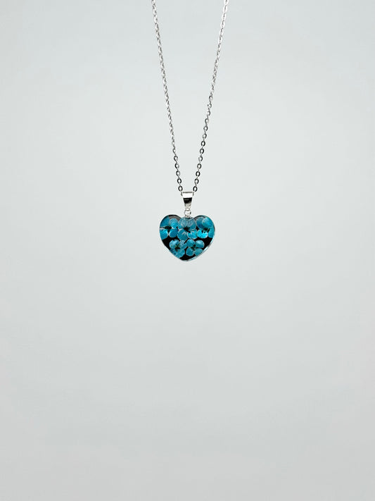 Sora Naturale | Real Pressed Alyssum Heart Necklace