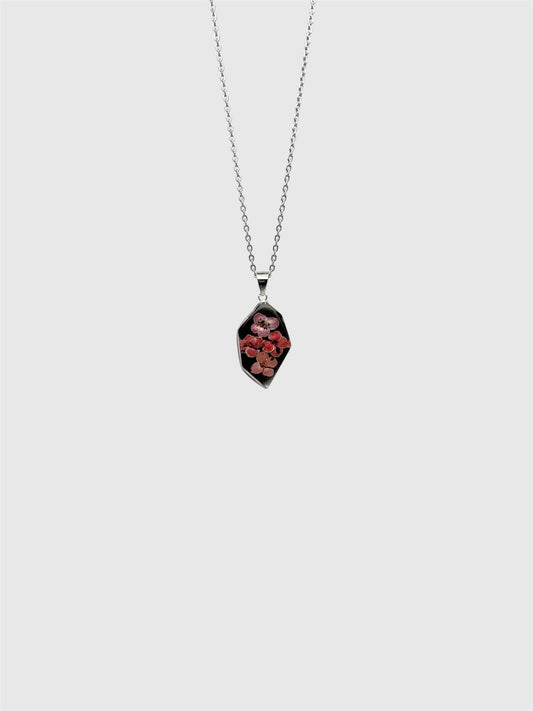 Pink Alyssum Real Flower Necklace